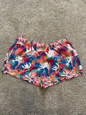 Women's Tropical Print Patagonia Barely Baggies Shorts